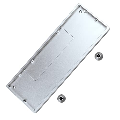 Kit clavier mécanique GH60 GK61 RGB Hot Swap avec plaque CNC alu argent