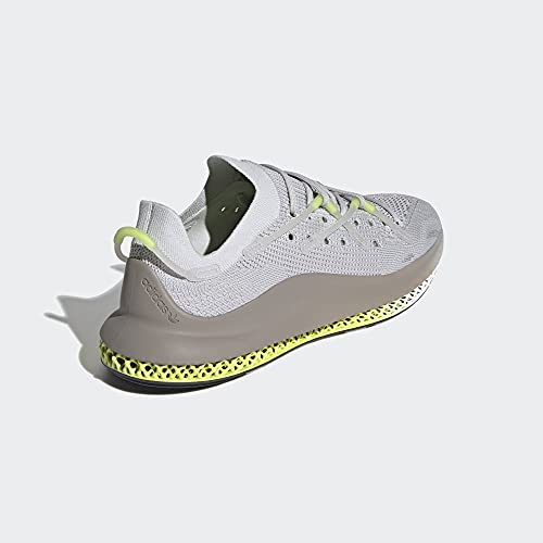Image of adidas 4D Fusio Mens Shoes Size 11.5, Color: Grey /Off White /Yellow-Grey