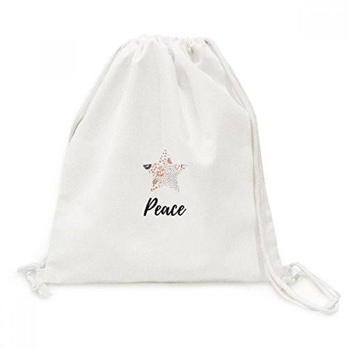Sac voyage sacos shopping en toile à cordon amovible avec imprimé art abstrait