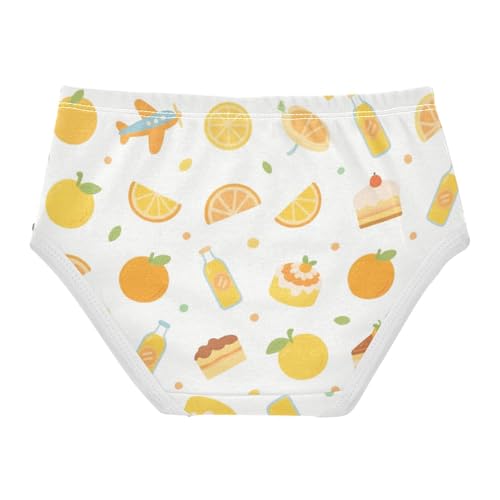 Girls' Underwear Orange Juice Toddle Brief Panties 2-8 Years 203007492