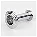 Peep Holes for Door 4pcs 180 Degree Door Viewer HD Glass Lens Wide Angle Peephole Security Hidden Adjustable Glass Lens for Furniture Hardware Tools(70-90MM)