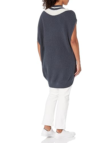 Armani Exchange Women's Wool Blend Deep V Oversized Sweater Vest2