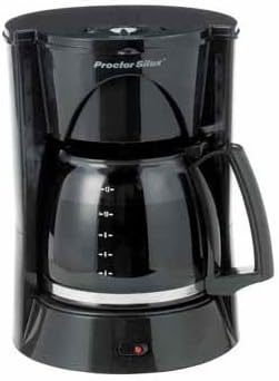 Amazon.com: Proctor Silex 48524 12 tazas Negro cafetera eléctrica : Hogar y  Cocina