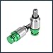 TUCKBOLD 2pcs M5x0.8 Motorcycle Screw Fork Air Bleeder Valve for Honda for Yamaha for Suzuki for Kawasaki Green Automotive Parts