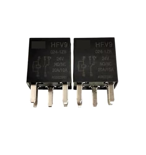 Relay HFV9 024 1ZR auto relay 24V 20A 5PIN pour circuit électrique de camionnette