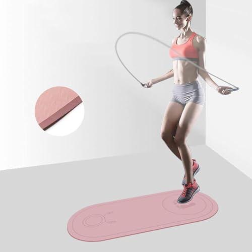 MILAAN TPE Yoga Mat Fitness Workouts Mats Rope Jumping Sports Pads Fitness Cushion 6mm gray (79018946FEZ)