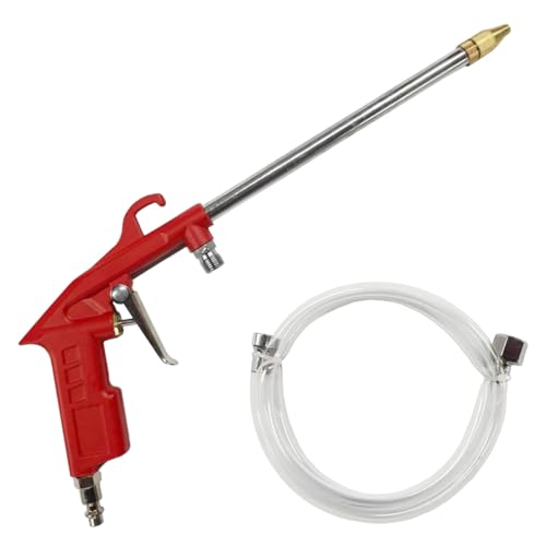 Image of Car Air Engine Cleaning Spray Gun, High Pressure Air Nozzle Blow Gun with 4Ft Hose, Pneumatics Dust Cleaner Sprayer Tool, Siphon Vehicle Engine Bay Wash Spray Kit(Straight)