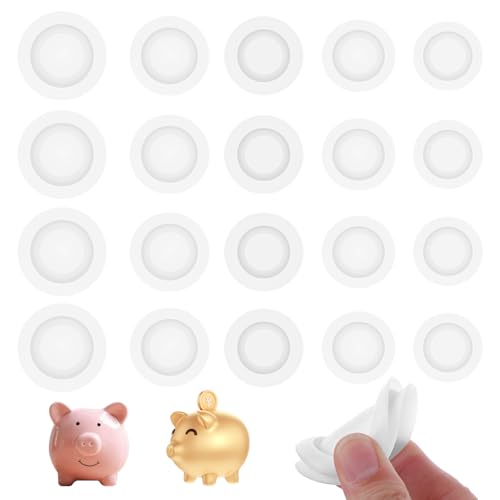 BOHUIZ 20Pcs Piggy Bank Stoppers Rubber Plugs, Rubber Stopper for PiggyBank