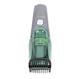 Schnurloses Vakuum-Clipper, Geräuschloser Starkes Power LED-Display 1400mAh Haarschneider für Männer, mit Integriertem Vakuum, Ideal für Schnurrbart