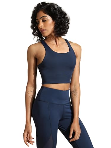 Image of Silvertraq High Impact Action Bra with Clasp Navy