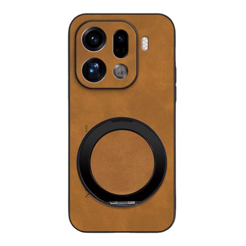 �u���E��,X9 Pro,MEIXILU �K�p�Ώ�OPPO Find X9/X9 Pro�p���U�[�P�[�X�A��]�����O�X�^���h�t���ϏՌ����^�ی�J�o�[