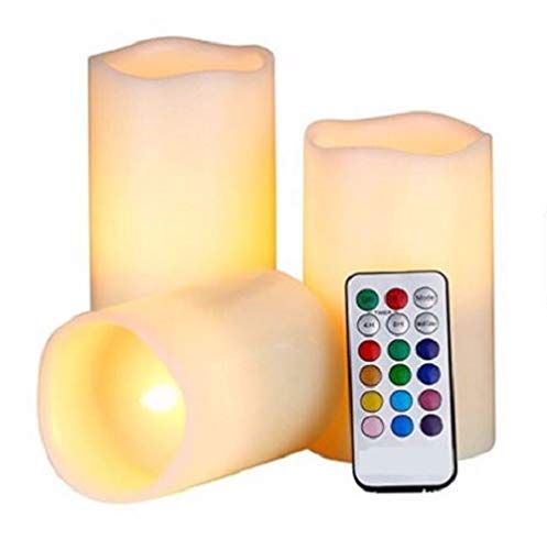 Mr. Gadget Solution® Colour Changing Candles with remote control
