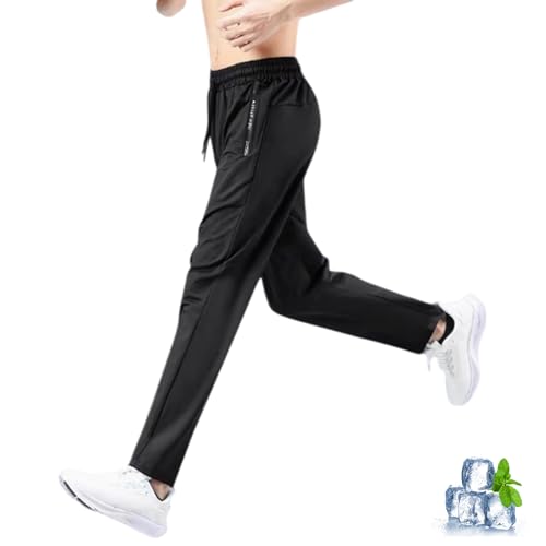 GRKZBKW Stretch Active Pants for Women, Comfy Fit Breathable Casual Summer Pants for Older Women (Large, Black)
