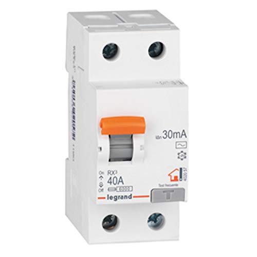 Interruptor Diferencial Legrand 402057 RX3 para vivienda 2 polos 40 A 30ma