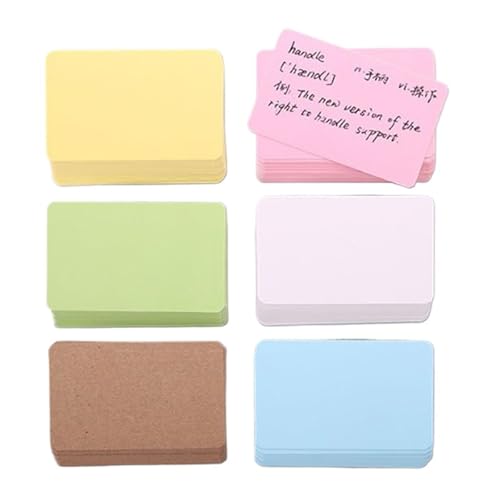 500 Cartes vierges en papier kraft A5 pour loisirs créatifs et écriture