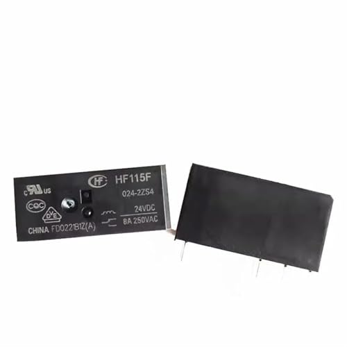 HF115F 024-2ZS4 Relais 24V CC 8A 8 broches pour circuit imprimé Lot de 10 pièces