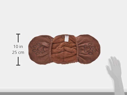 Dog Gone Smart Shammy Dog Towels For Drying Dogs - Heavy Duty Soft Microfiber Bath Towel - Super Absorbent, Quick Drying, & Machine Washable - Must Have Dog & Cat Bathing Supplies | Brown 13X31" #TOP7