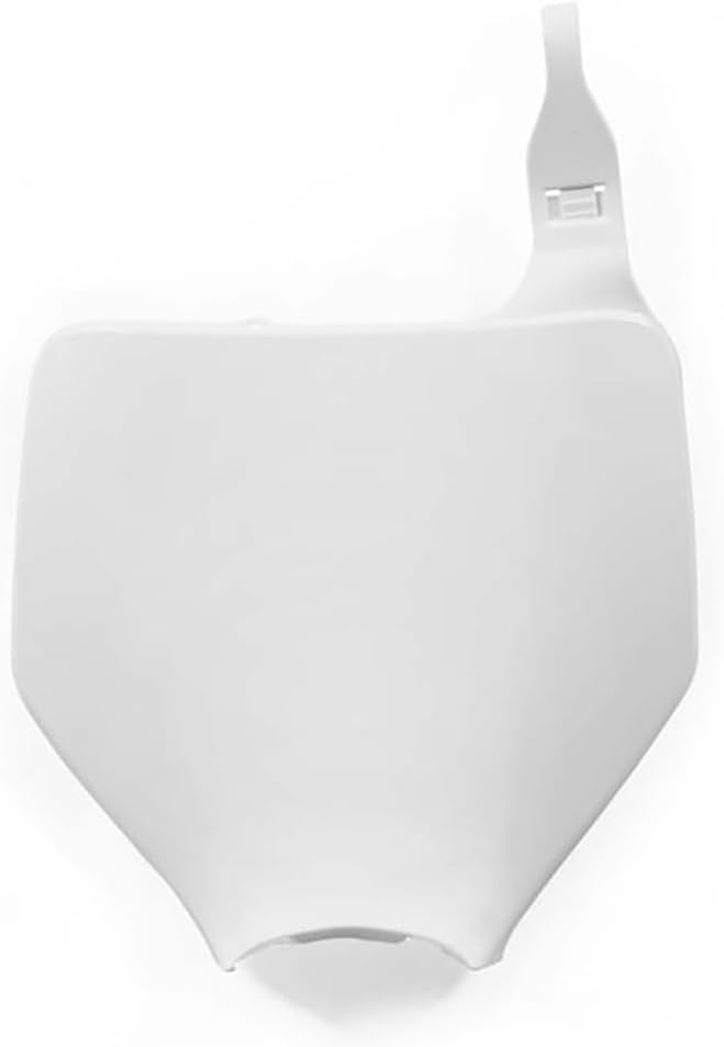 Acerbis Front Number Plate White Compatible with Kawasaki KX250 2003-2007/KX125 2003-2005/KX250F 2004-2008/KX450F 2006-2008/Compatible with Suzuki RMZ250 2004-2006 - 2042310002