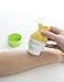 Sun-Easy Sunscreen Applicator, Refillable Roll-On with Sponge for Kids and Babies, Fun, Fast and Mess-Free application, Holds 80 ml, Fish/Pink Cap