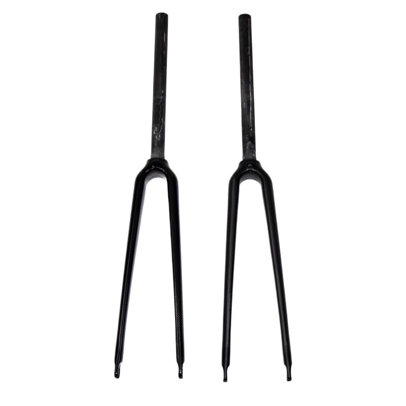 Horquilla Para Bicicleta Horquilla delantera de fibra de carbono for bicicleta de carretera de carreras, 700C, 25,4 mm, brillante y mate, horquilla rígida de carbono for bicicleta de piñón fijo Horqui