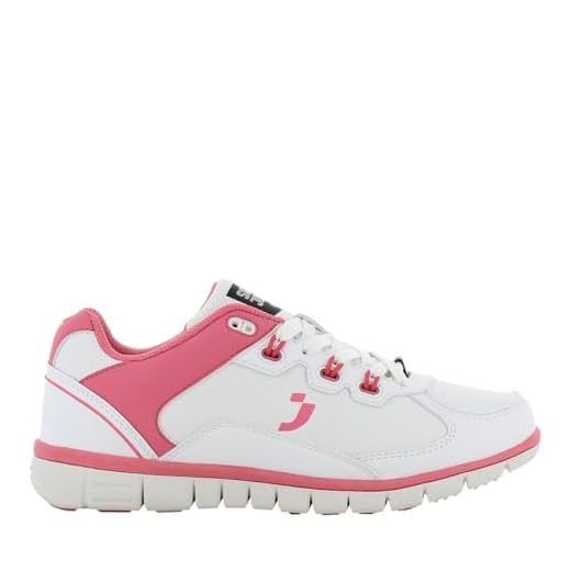 Oxypas Safety Jogger - Sunny - Sichetheitsschuhe Damen - Rutchfest, Leicht und Bequemer - Ideal for Pflege, Medezin und Gastronomie Fuchia 41 EU