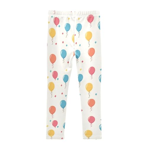 ZZKKO Girls Leggings Colorful Balloon Toddler Girls Clothes Leggings for Girl Toddler Girl Trousers2