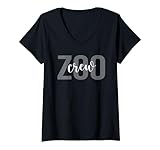 Photo Gallery donna zoo crew zookeeper zookeeper maglietta con collo a v Photo Gallery donna zoo crew zookeeper zookeeper maglietta con collo a v