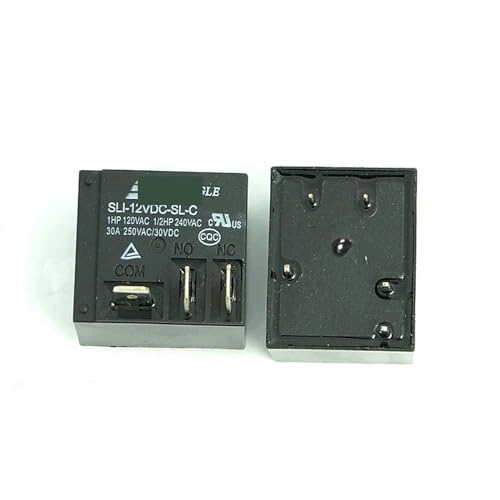 Relés SLI-12VDC-SL-C de 30A con alta resistencia térmica T93 para automatización industrial
