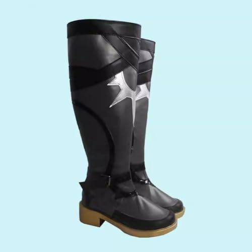 Phainon Cosplay Boots for Game Honkai: Star Rail Anime High Heels Shoes for Conventions & Halloween Women Men Size4