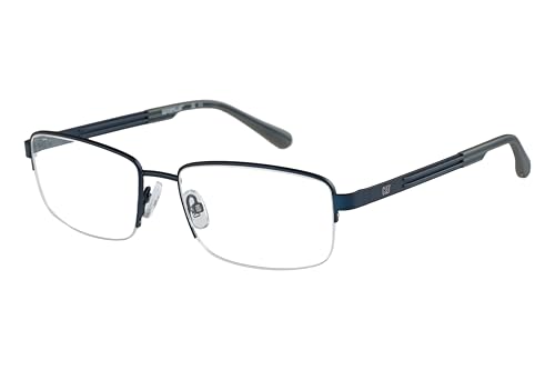 Cadre Caterpillar Cto-3031-006 bleu marine, des lunettes solides pour homme actif