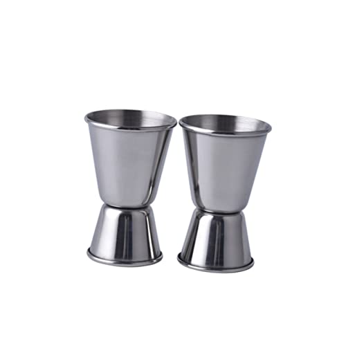 STOBAZA 15/30ml Stainless Steel Double Cocktail Jigger Measure Cup for Bar Restaurant Home