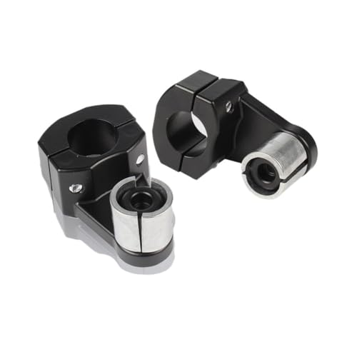 Pontets de guidon de moto 22 et 28 mm colliers de serrage noirs et argentés pour motocross et dirt bike