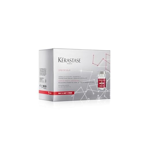 Kérastase, Spécifique, Trattamento Anti-Caduta in Fiale, Crescita dei Capelli e Rafforzamento, Uomo & Donna, Cure Anti-Chute, Aminexil, Confezione da 30 Fiale, 30 x 6 ml
