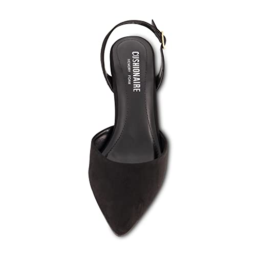 CUSHIONAIRE Women's Petula Sling Back Dress Pump +Memory Foam, Wide Widths Available3