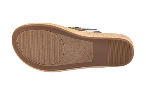 Image of Corkys Footwear Womens Carley Wedges, Featuring Corkys EVA Foam Cushioned Insoles, A 2.5 Inch Heel, Lightweight For All Day Wear, And Hook And Loop Closure