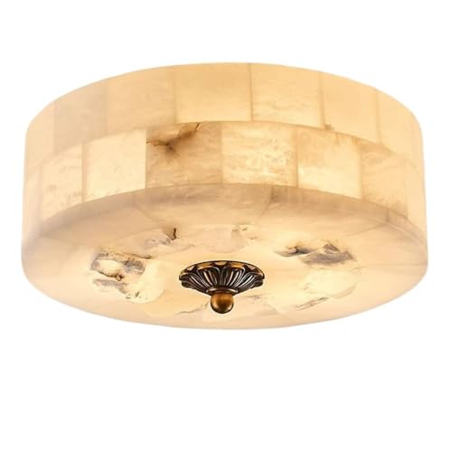 Plafonnier marbre moderne plat pour éclairer un plafond bas