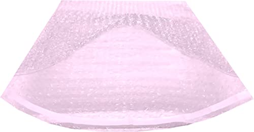 Supplyhut 25 - 4X7.5 Anti-Static Bubble Out Pouches Bags Wrap Cushioning Self Seal, Pink, 4X5.5 #TOP1