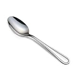 dearithe Teaspoons Set of 8,Stainless Steel Tea Spoons,Sugar Measuring Coffe Spoon Silverware,6.29 I