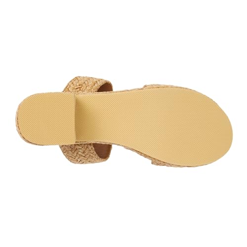 Image of BEACH by Matisse Womens Gem Platform Block Casual Sandals Casual High Heel 3 inch & Up - Off White