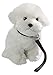 Carl Dick Peluche - Bichón Maltés, Perro con Correa (Felpa, 26cm) [Juguete] 3467