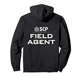 SCP Foundation Field Agent, Design on Back Pullover Hoodie