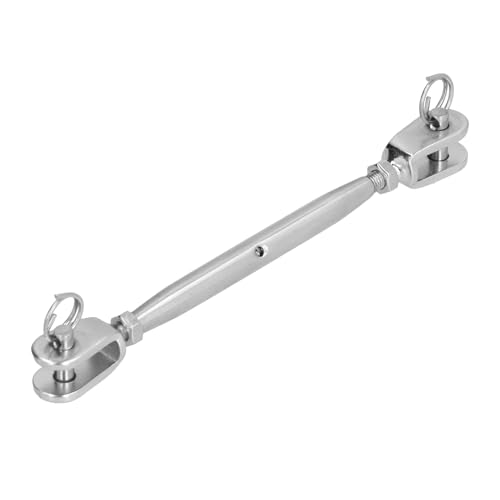 M5 Stainless Steel Cable Railing Kit Turnbuckle Hook and Eye Cable Wire Rope Tensioner miniatura 7