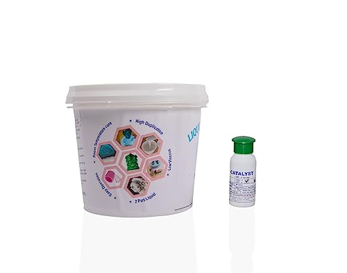 Image of LSR220 Liquid Silicone Rubber for Resin Art Craft, POP & Clay Mold Making Applications (LSR200 SLOW-500GM)