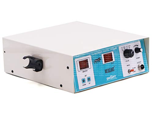 Image of DR PT Corded Electric Ultrasonic Therapy Ultrasound Massager Physiotherapy Ultrasound Deluxe Ust Machines for Physiotherapy, Off-white