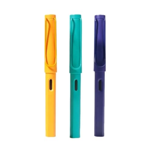 Stylo-plume rétro 0.38 mm anti-bavure lot de 3 stylos pour corriger les écritures illisibles