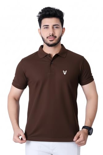 Image of Men's Premium Polo T-Shirt | Classic Collar | Smooth Finish | Half Sleeve Casual Wear (XS to 3XL)