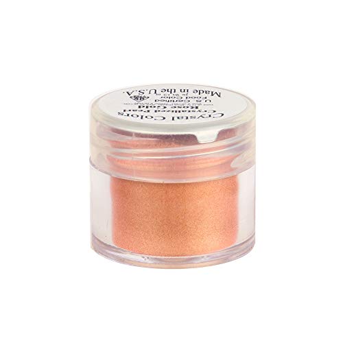 Crystal Colors Crystalized Pearl Powder Food Color, Rose Gold 1/2 Oz Gross Weight Crystal Colors Crystalized Pearl Powder Food Color, Rose Gold 1/2 Oz Gross Weight