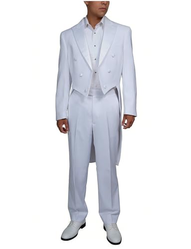 Veste Tailcoat pour hommes Kromoc blazer croisé à revers en pointe
