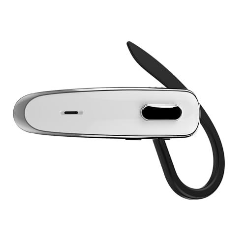 Auricular Bluetooth manos libres inalámbrico ultraligero blanco miniatura 1