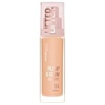 Maybelline New York Foundation with SPF20, Lifter Plump & Glow Foundation, All Day Wear, Buildable and Radiant Coverage, Plump and Brighter Skin Overtime, Shade: 114